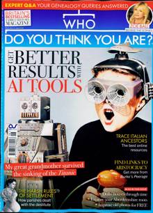 Who Do You Think You Are Magazine Issue JUN 26
