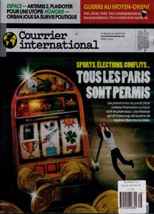 Courrier International Magazine Issue NO 1849 