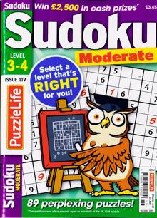 Puzzlelife Sudoku L 3 4 Magazine Issue NO 119