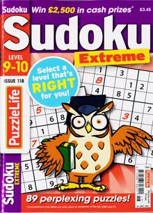 Puzzlelife Sudoku L9&10 Magazine Issue NO 118