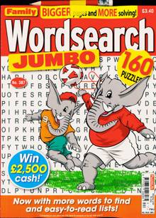 Family Wordsearch Jumbo Magazine NO 387 Order Online