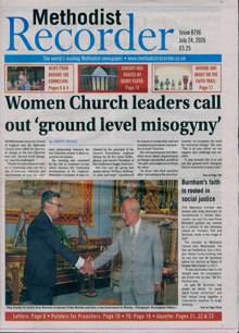 Methodist Recorder Magazine 24/07/2026 Order Online