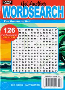 Yet Another Wordsearch Mag Magazine NO 23 Order Online