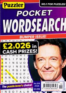 Puzzler Pocket Wordsearch Magazine NO 519 Order Online