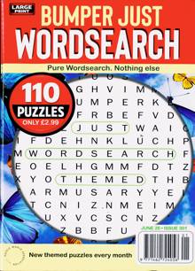 Bumper Just Wordsearch Magazine NO 301 Order Online