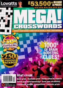 Lovatts Mega Crosswords Magazine Issue NO 104
