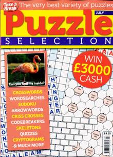 Take A Break Puzzle Selection Magazine Issue NO 7 