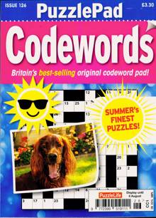 Puzzlelife Ppad Codewords Magazine Issue NO 126