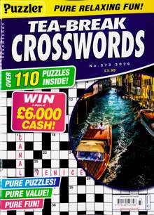 Puzzler Tea Break Crosswords Magazine NO 373 Order Online