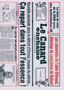 Le Canard Enchaine Magazine Issue NO5504