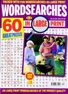 Wordsearches in Large Print Magazine Issue NO 82