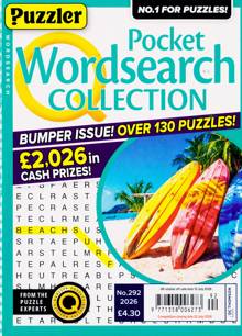 Puzzler Q Pock Wordsearch Magazine Issue NO 292