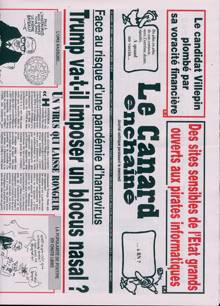 Le Canard Enchaine Magazine Issue NO5505