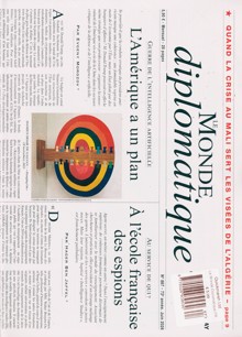 Le Monde Diplomatique Magazine Issue NO 867 