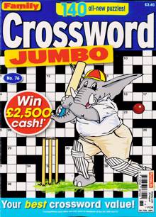 Family Crossword Jumbo Magazine Issue NO 76