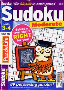 Puzzlelife Sudoku L 3 4 Magazine Issue NO 120