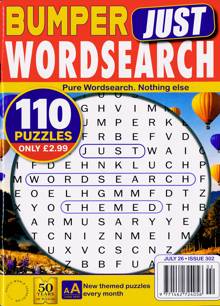 Bumper Just Wordsearch Magazine Issue NO 302