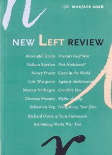 New Left Review Magazine NO158 Order Online