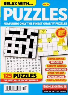 Relax with Puzzles Magazine Issue NO 33