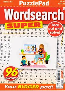 Puzzlelife Wordsearch Super Magazine Issue NO 107