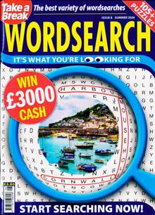 Take A Break Wordsearch Magazine Issue NO 8