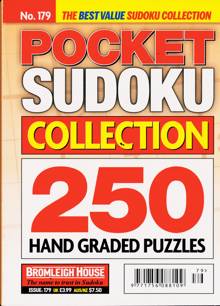 Pocket Sudoku Collection Magazine NO 179 Order Online