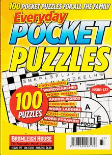 Everyday Pocket Puzzle Magazine NO 177 Order Online