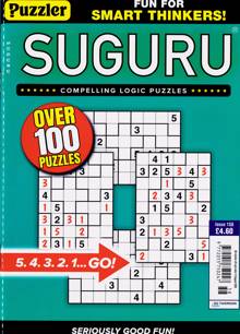 Puzzler Suguru Magazine Issue NO 158