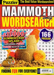 Puzz Mammoth Fam Wordsearch Magazine Issue NO 144
