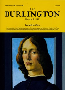 The Burlington Magazine Magazine Issue JUN 26