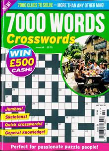 7000 Word Crosswords Magazine NO 64 Order Online