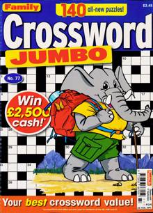 Family Crossword Jumbo Magazine NO 77 Order Online
