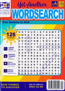 Yet Another Wordsearch Mag Magazine Issue NO 24 