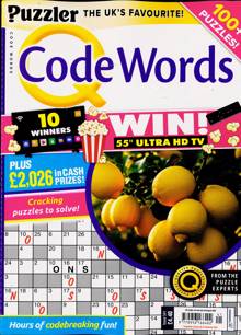Puzzler Q Code Words Magazine Issue NO 541 