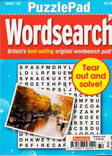 Puzzlelife Ppad Wordsearch Magazine NO 132 Order Online