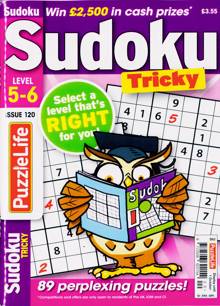 Puzzlelife Sudoku Lev 5 and 6 Magazine NO 120 Order Online