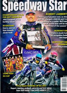 Speedway Star Magazine Issue 08/08/2026