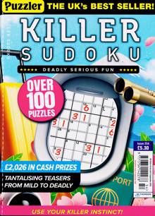 Puzzler Killer Sudoku Magazine Issue NO 254