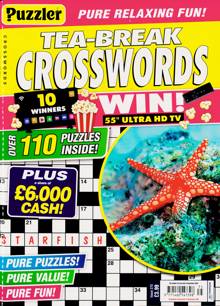Puzzler Tea Break Crosswords Magazine Issue NO 375
