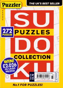 Puzzler Sudoku Puzzle Collection Magazine Issue NO 233