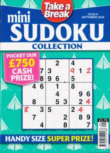 Tab Mini Sudoku Collection Magazine Issue NO 9