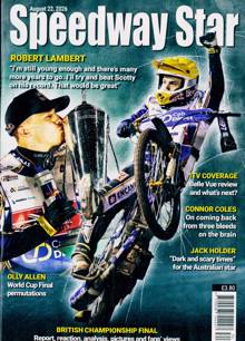 Speedway Star Magazine 22/08/2026 Order Online