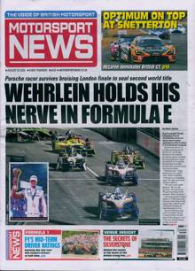 Motorsport News Magazine 20/08/2026 Order Online