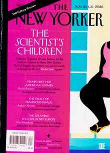 New Yorker Magazine 24/08/2026 Order Online