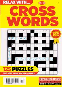 Relax with Crosswords Magazine Issue NO 52