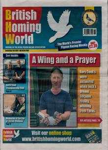 British Homing World Magazine Issue NO 7852