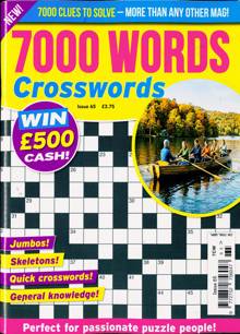 7000 Word Crosswords Magazine Issue NO 65