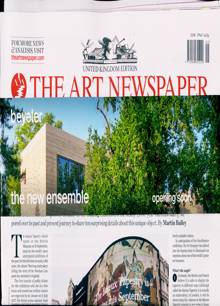 Art Newspaper Magazine SEP 26 Order Online