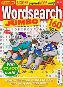 Family Wordsearch Jumbo Magazine Issue NO 389