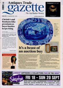 Antique Trades Gazette Magazine 12/09/2026 Order Online